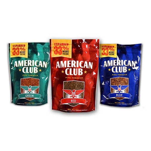 AMERICAN CLUB PIPE TOBACCO 6OZ AMERICAN CLUB PIPE TOBACCO 6OZ