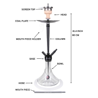 AMY DELUXE HOOKAH ALU DELUXE 066.01
