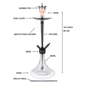 AMY DELUXE HOOKAH ALU DELUXE 066.01