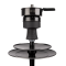 AMY DELUXE HOOKAH ALU BUBBLE 128.02 - TRANSPARENT BLACK