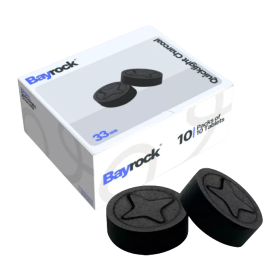 BAY ROCK QUICKLIGHT CHARCOAL 100PC 33MM