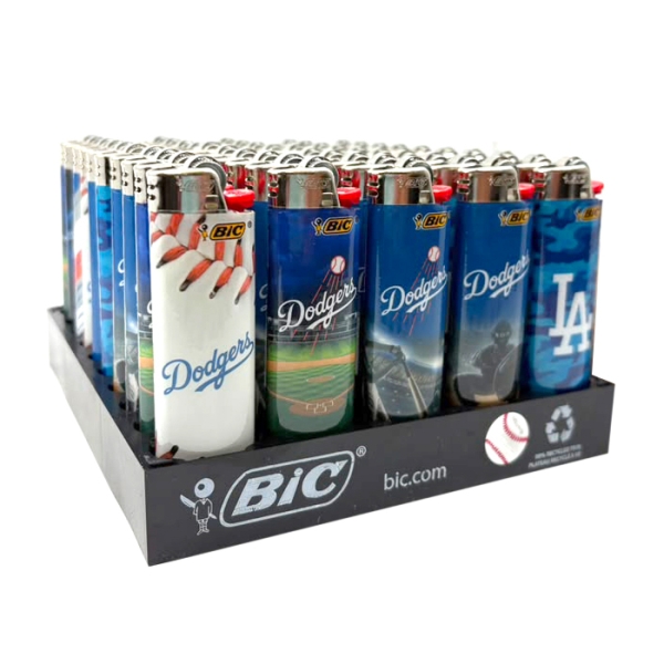 BIC LIGHTER 50CT - LOS ANGELES DODGERS