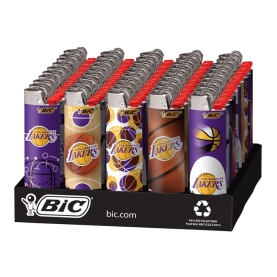 BIC LIGHTER 50CT - LA LAKERS