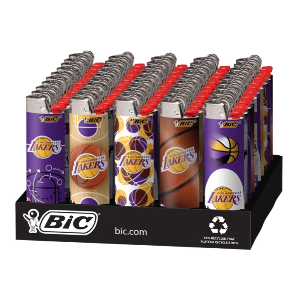 BIC LIGHTER 50CT - LA LAKERS