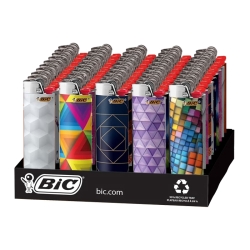 BIC LIGHTER 50CT - GEOMETRIC