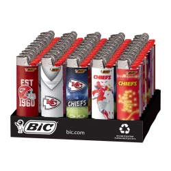BIC LIGHTER 50CT - KANSAS CITY CHIEFS