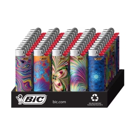 BIC LIGHTER 50CT - PSYCHEDELIC PATTERNS
