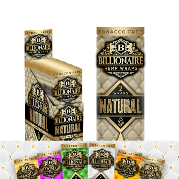 BILLIONAIRE HEMP WRAPS 24S BILLIONAIRE HEMP WRAPS 24S