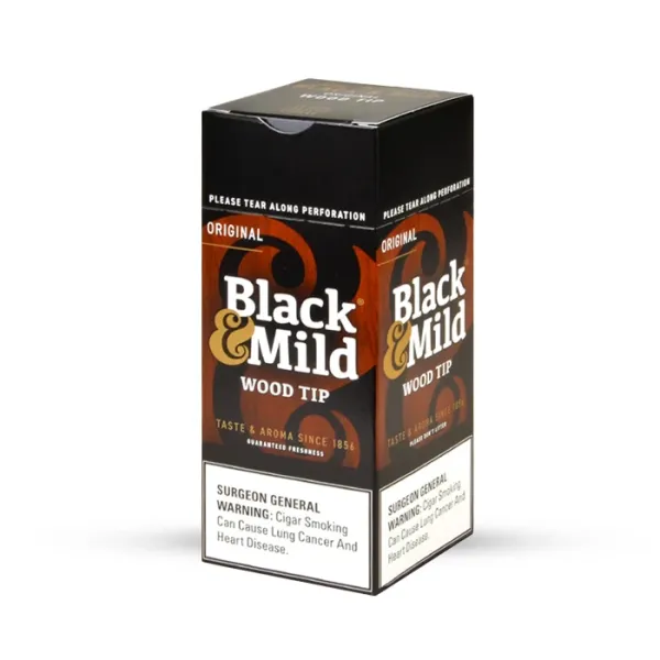 BLACK N MILD WOOD TIP 25CT