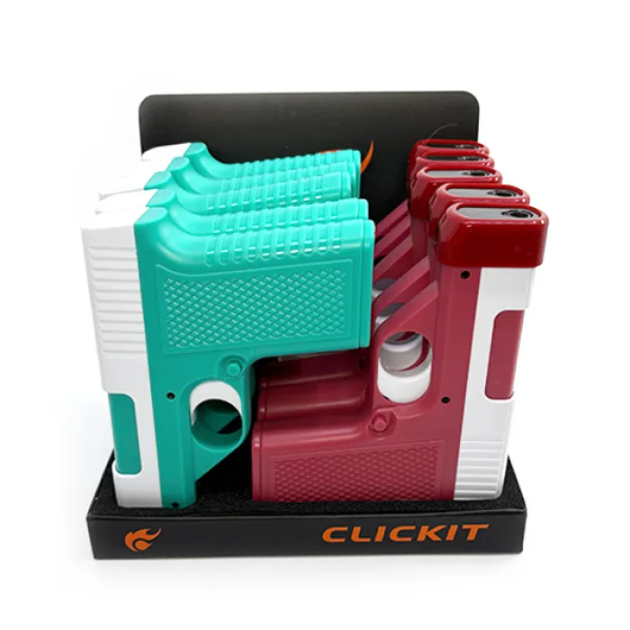 CLICKIT RED&BLUE SINGLE TORCH 10CT GH-6278B