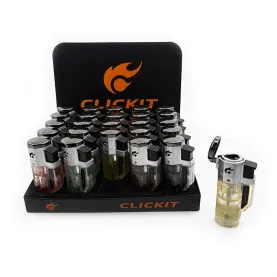 CLICKIT SINGLE TORCH GH-027 20PC ASSORTED COLOR