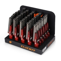 CLICKIT DOUBLE BARREL FLAME SHOTGUN LIGHTER 30PC GH-2441