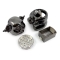 CRUSHERS GRINDERS ELEPHANT CHROME 55MM DISPLAY 6CT GR1502