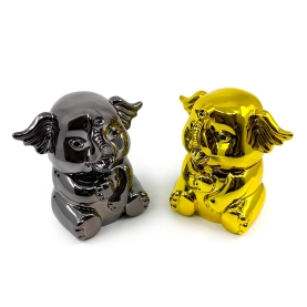 CRUSHERS GRINDERS ELEPHANT CHROME 55MM DISPLAY 6CT GR1502