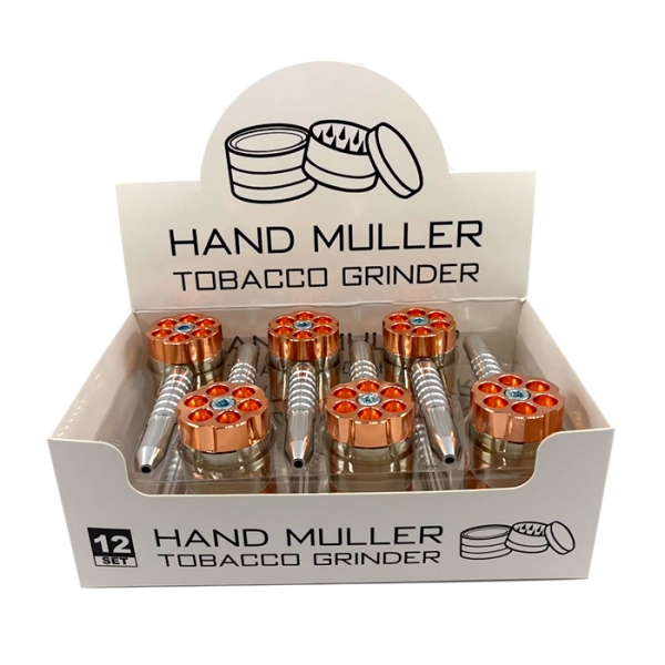 GRINDER GR559 HAND MULLER 6 SHOOTER 12CT