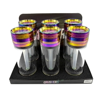 CRUSHERS GRINDER TALL MODEL B 6CT - RAINBOW GR1607