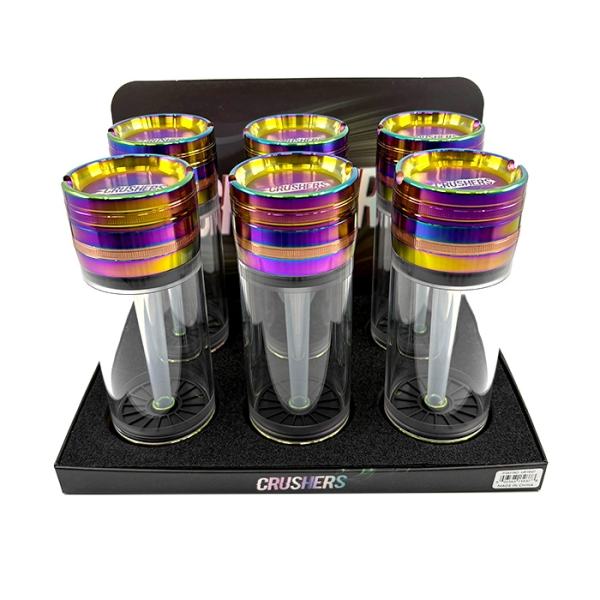 CRUSHERS GRINDER TALL MODEL B 6CT - RAINBOW GR1607