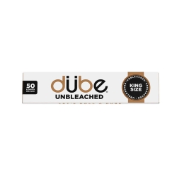 DUBE UNBLEACHED ROLLING PAPER 50PC 50CT