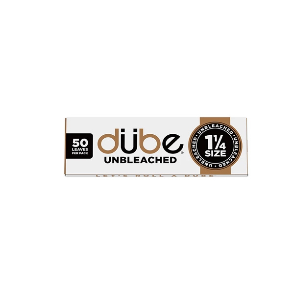 DUBE UNBLEACHED ROLLING PAPER 50PC 50CT