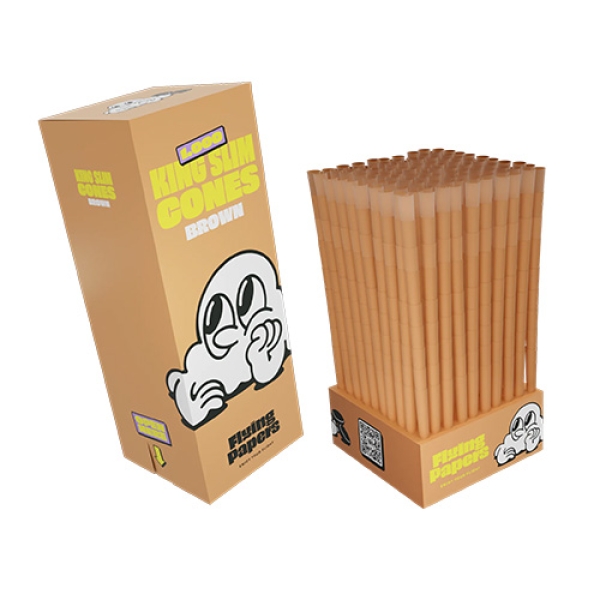 FLYING PAPERS CONES BULK 1000PCS - KING SIZE SLIM