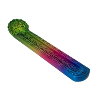 FUJIMA RAINBOW TREE OF LIFE INCENSE BURNER 9.8IN IB216