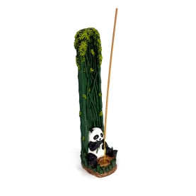 FUJIMA PANDA IN BAMBOO FOREST UPRIGHT BURNER 10.5" IB104