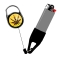 LIGHTER LINE RETRACTABLE LIGHTER R12 JAR 30CT - LEAF SERIES