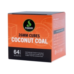 FUMARI COCONUT CHARCOAL 26MM 64PC