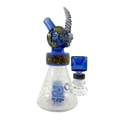 WATER PIPE 8.5" GLASS GBL036