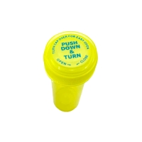 PLASTIC JAR REVERSIBLE VIALS 16DR 100PC - ASSORTED COLOR