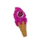 IDGAF SILICONE HAND PIPE 20PC SHP1010 - ICE CREAM