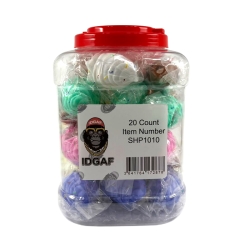 IDGAF SILICONE HAND PIPE 20PC SHP1010 - ICE CREAM