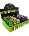 ALUMINUM MINI BOTTLE W/SPOON 30CT - SP100