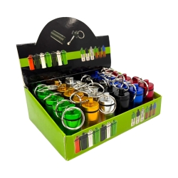 ALUMINUM MINI BOTTLE W/SPOON 30CT - SP100