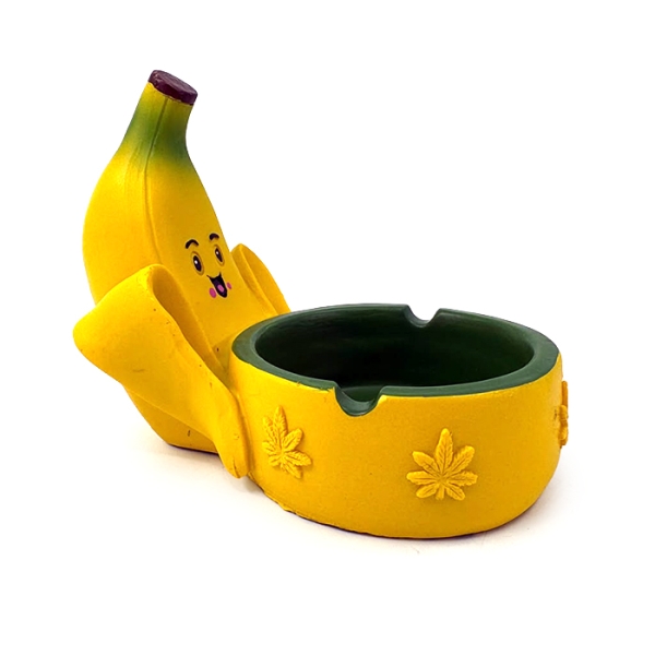 RESIN ASHTRAY 1PC - BANANA