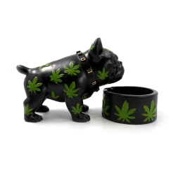 RESIN ASHTRAY 1PC - FLOWER BULLY