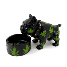 RESIN ASHTRAY 1PC - FLOWER BULLY
