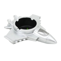 RESIN ASHTRAY 1PC - FLOWER JET