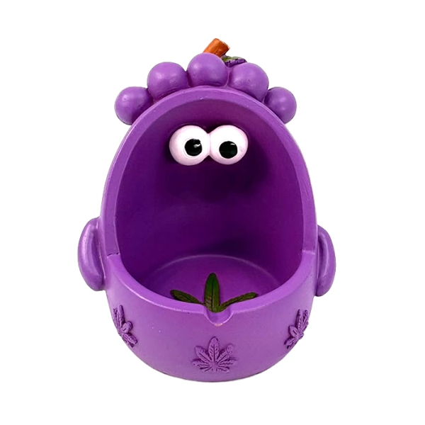 RESIN ASHTRAY 1PC - GRAPE