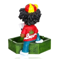 RESIN ASHTRAY 1PC - RASTA HONEYPUFF