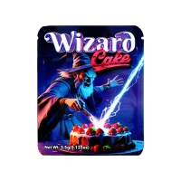 SMOKE PROOF BAGS 3.5G 50CT - WIZARD CAKE