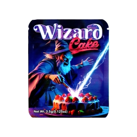SMOKE PROOF BAGS 3.5G 50CT - WIZARD CAKE