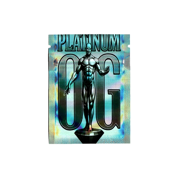 SMOKE PROOF BAGS 1G 100CT - PLATINUM OG
