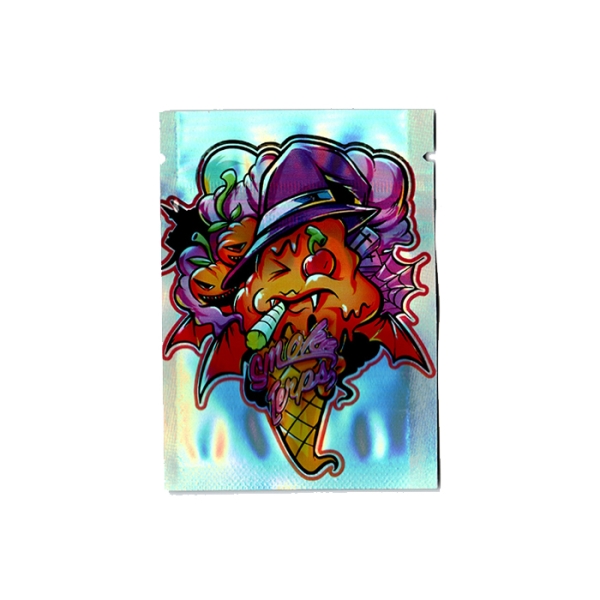 SMOKE PROOF BAGS 1G 100CT - SMOKY ICE CREAM