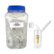 WATER PIPE 4.5" PERC FIXED BANGER WP2412BN JAR 25CT