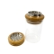 GRINDER GR185 55MM WOOD W/ GLASS CONTAINER 6CT