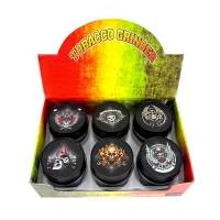 GRINDER GR041-B-BK SKULL ASSORTED 12CT