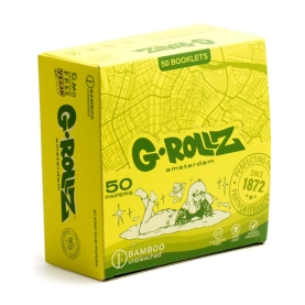 GROLLZ PAPERS GR02A-DIS BAMBOO UNBLEACHED 50PC 50CT - KS SLIM