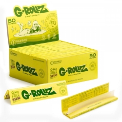 GROLLZ PAPERS GR02A-DIS BAMBOO UNBLEACHED 50PC 50CT - KS SLIM