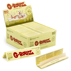 GROLLZ PAPERS GR03A-UD ORGANIC HEMP EXTRA THIN 50PC 50CT - KS SLIM